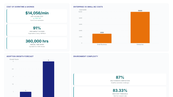 Network automation cuts $14k/min outage costs
