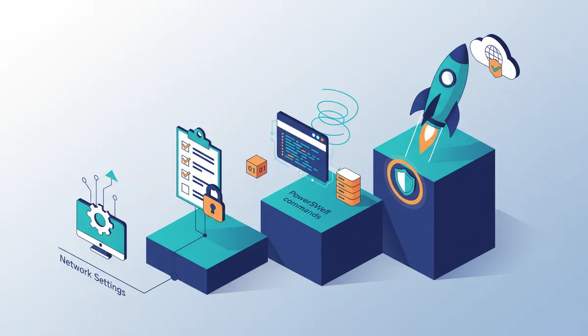 Conceptual illustration for Implementing Secure DNS Configurations on Windows Systems