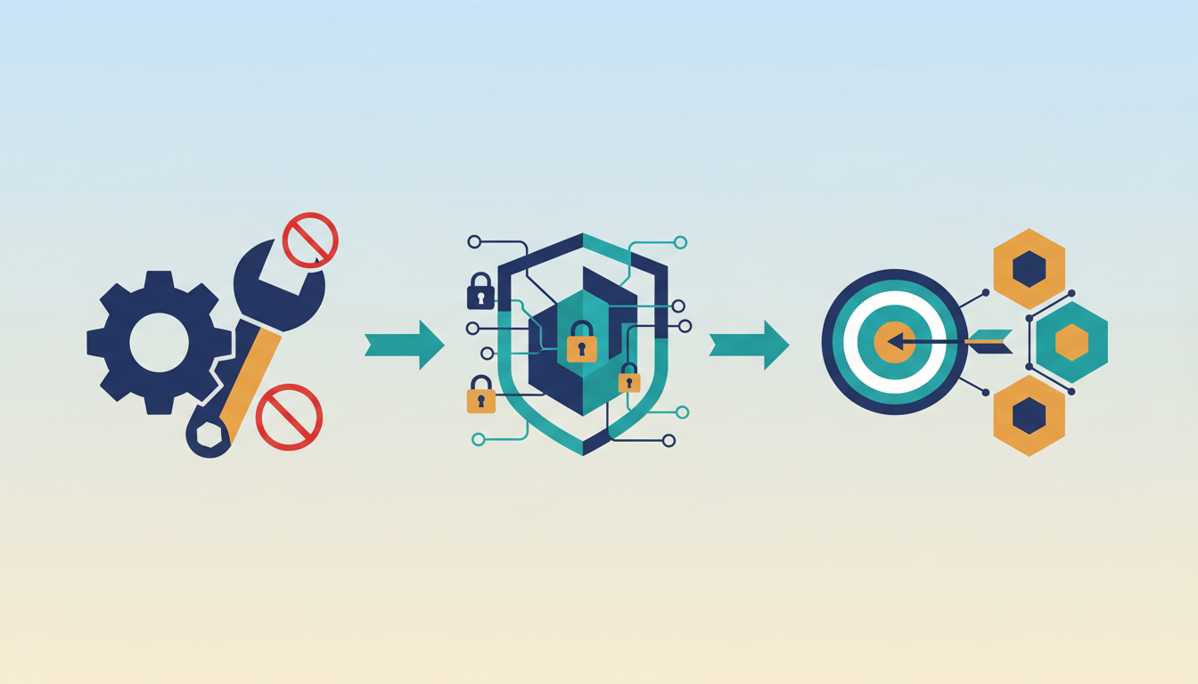Conceptual illustration for Strategic Implementation of IPv6 and zero-trust as the Viabl