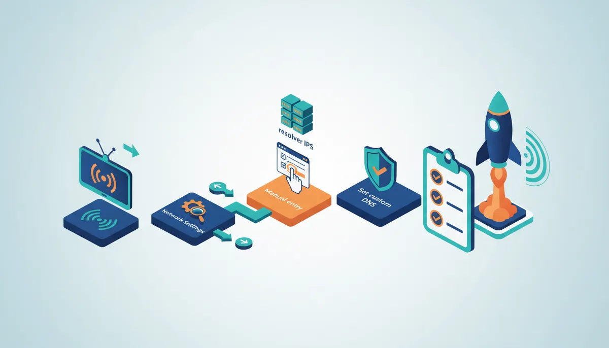 Conceptual illustration for Implementing Custom DNS Configurations Across Your Home Network
